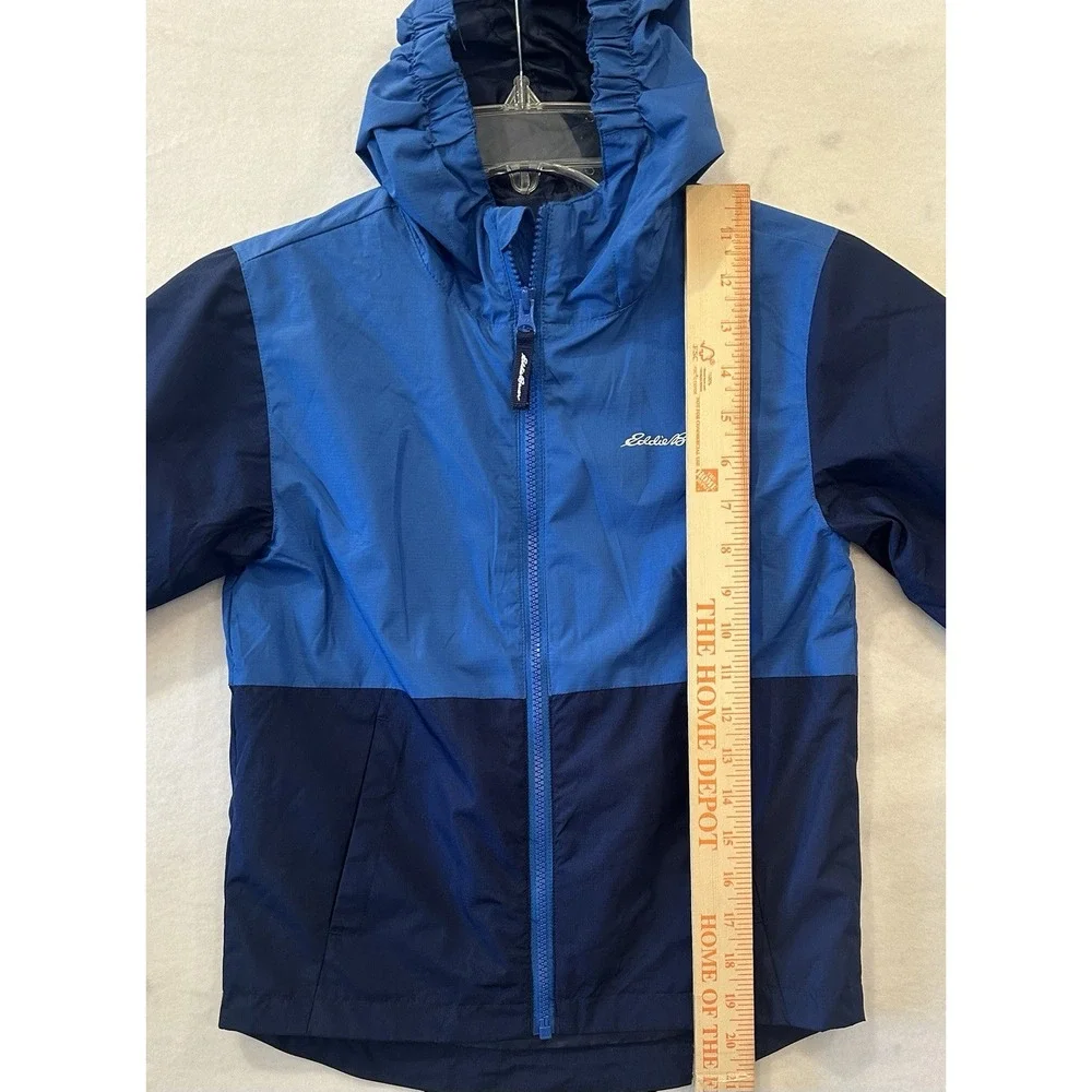 Eddie Bauer Boys XS 5/6 Hooded Jacket Windbreaker Lightweight